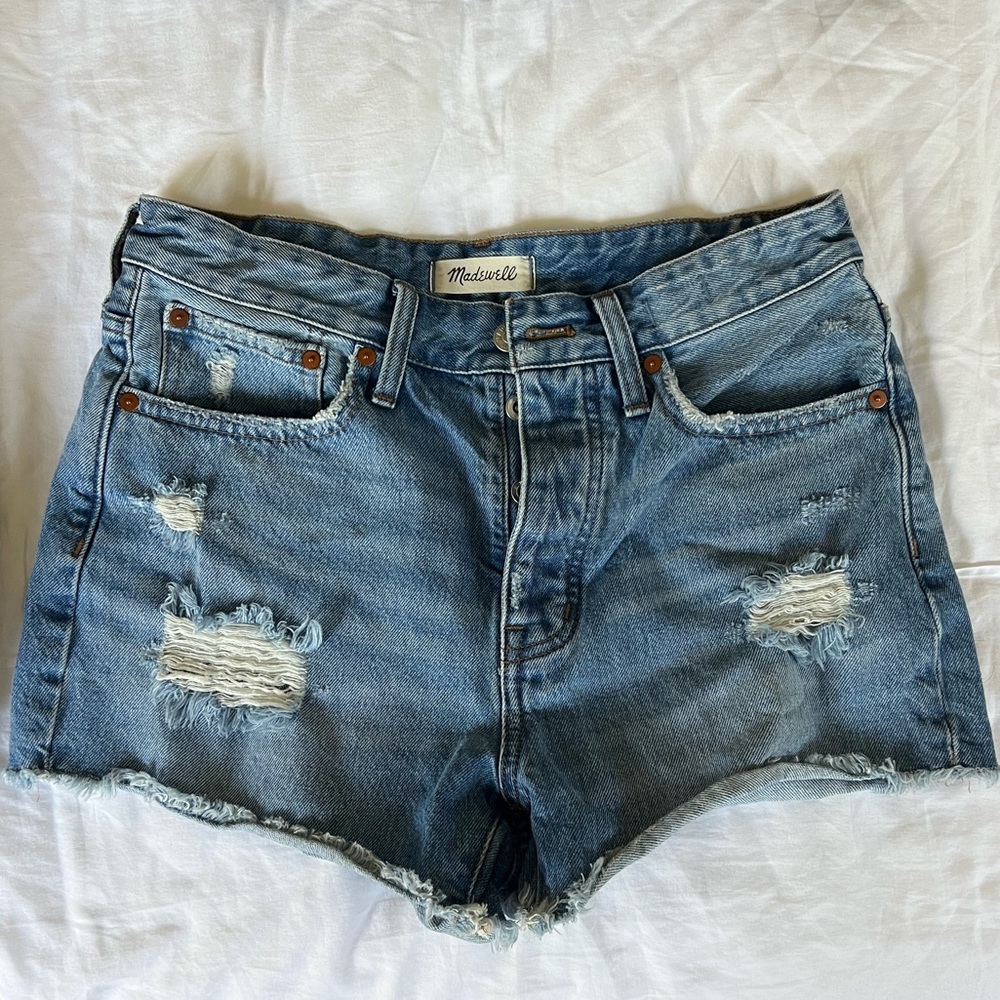 Madewell cutoff denim shorts- size 26! Worn once!